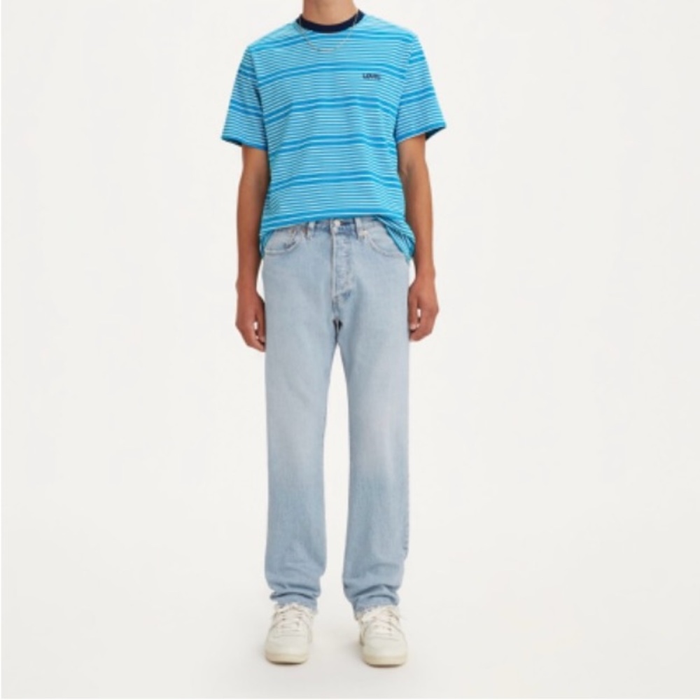 Men's Levi 501 Original fit Light Blue Jeans
